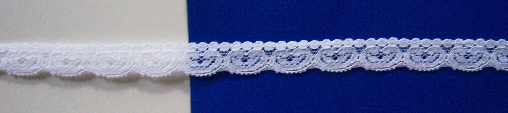 White Nylon 1/2" Lace