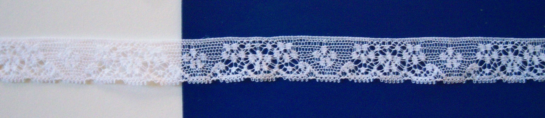 Natural White 5/8" Nylon Lace