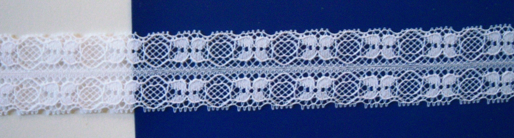 White 1 1/2" Nylon Lace