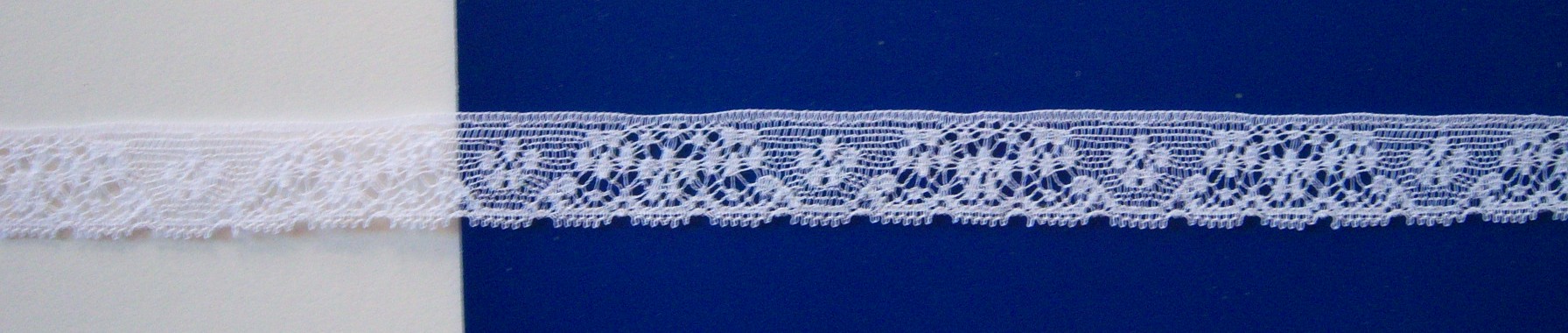 White 5/8" Nylon Lace