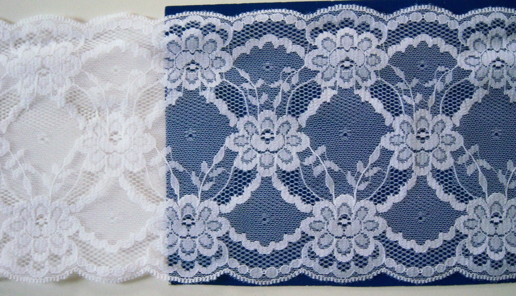 White 6" Nylon Lace