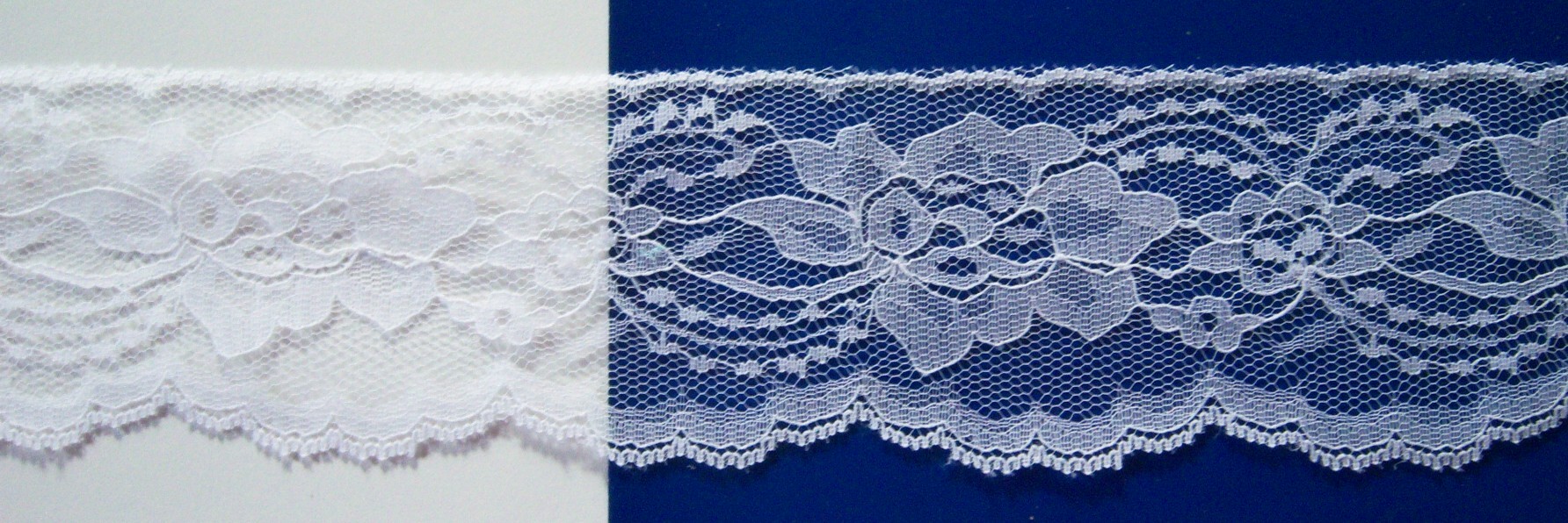 White 3" Nylon Lace