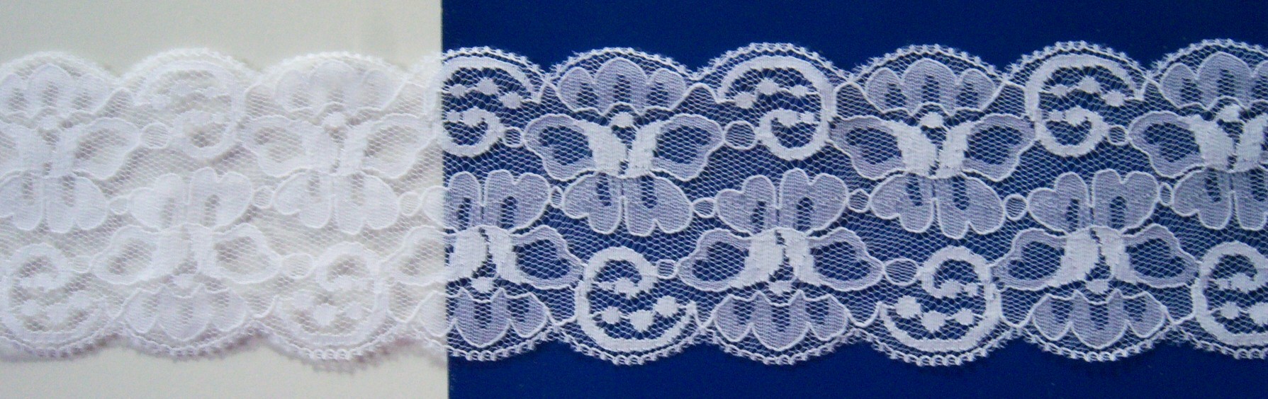 Star White 3" Nylon Lace