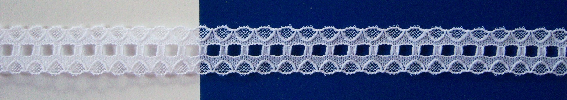 White Firm 3/4" Nylon Lace