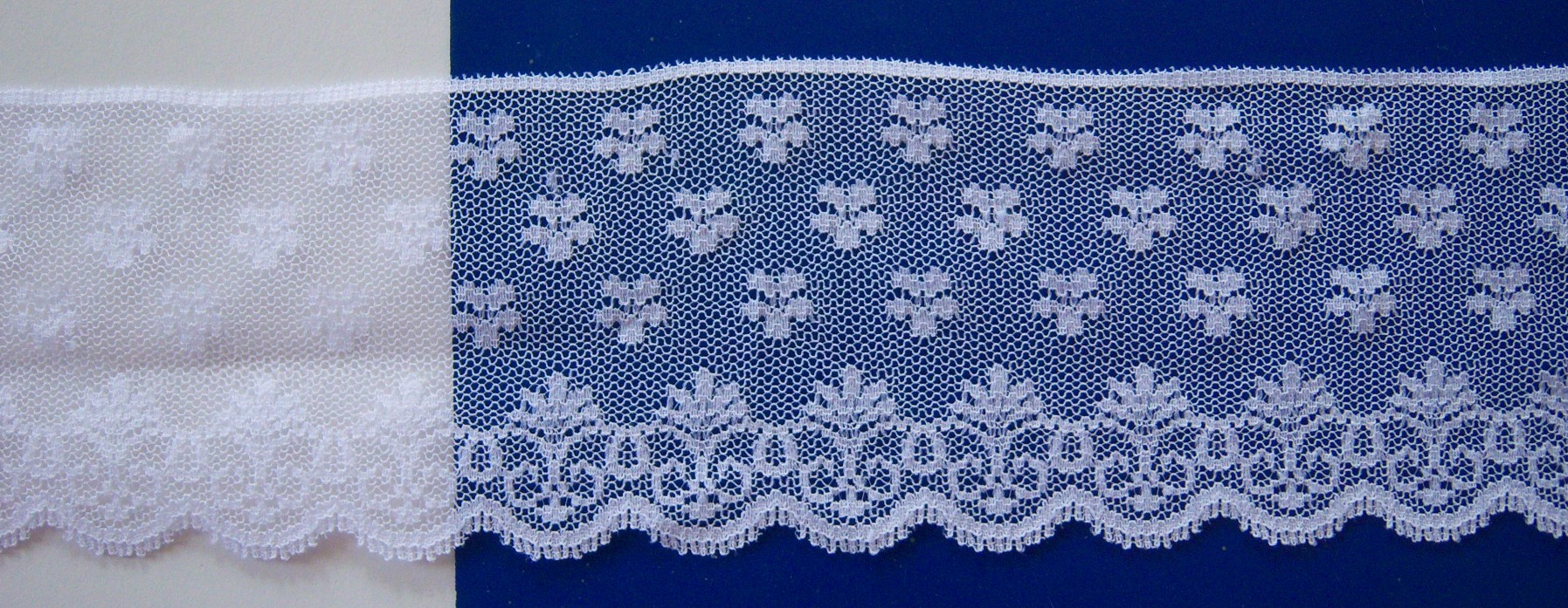 White 3" Nylon Lace