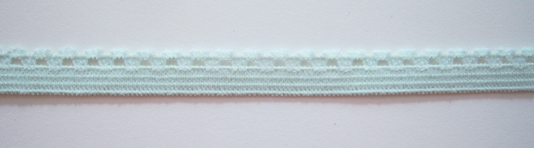 Mint Picot 7/16" Elastic