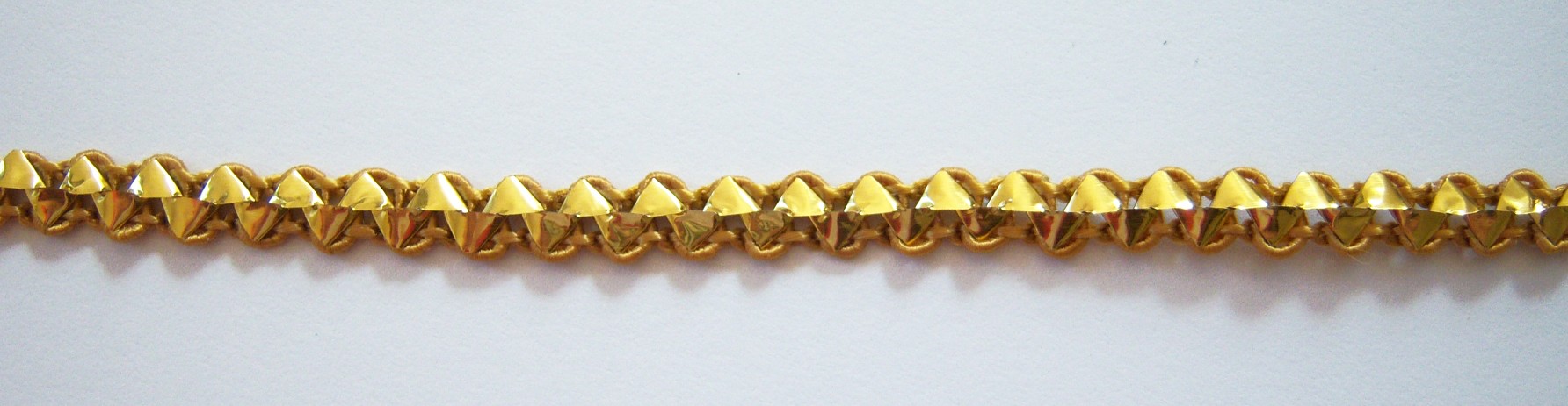 Antique Gold/Gold Mylar 5/16" Braided