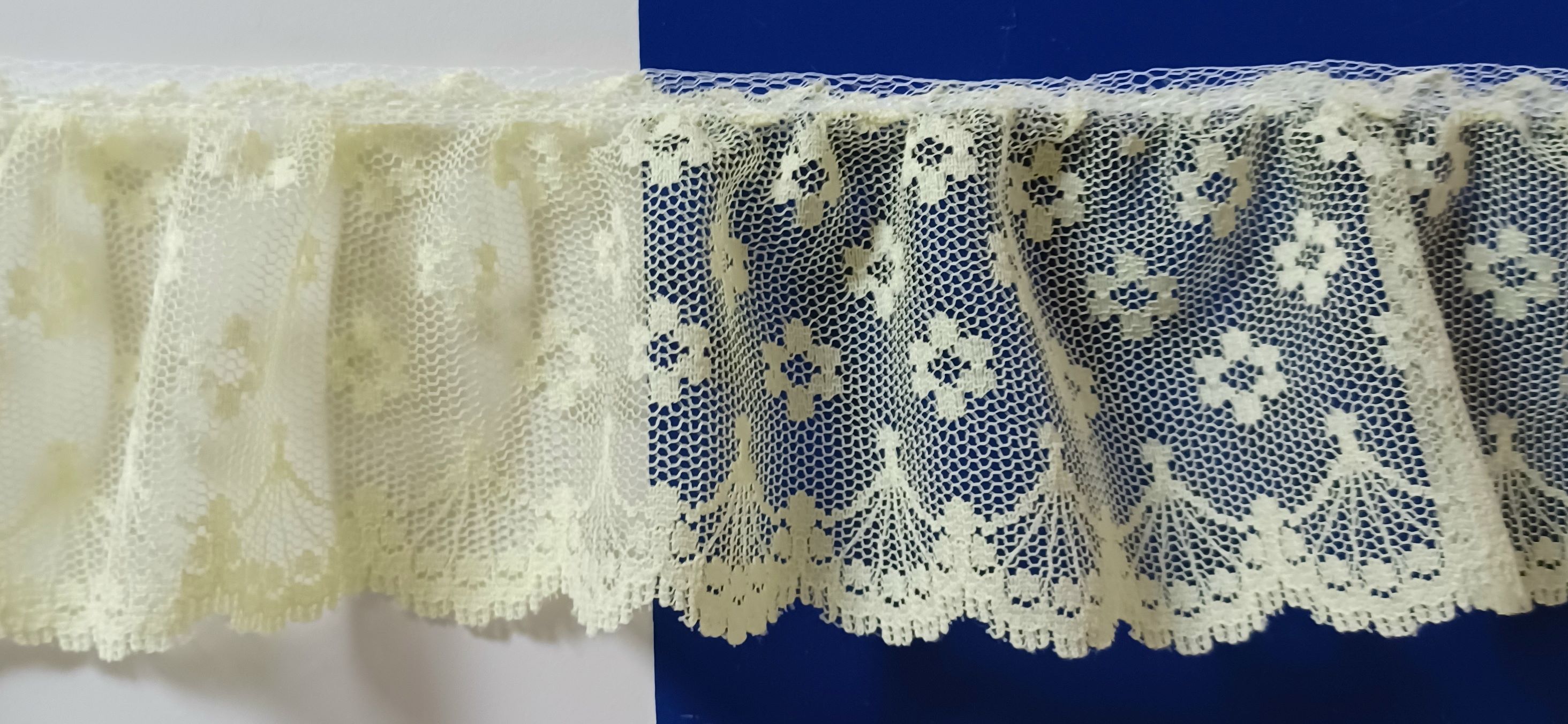 Light Yellow 3" Ruffled Lace