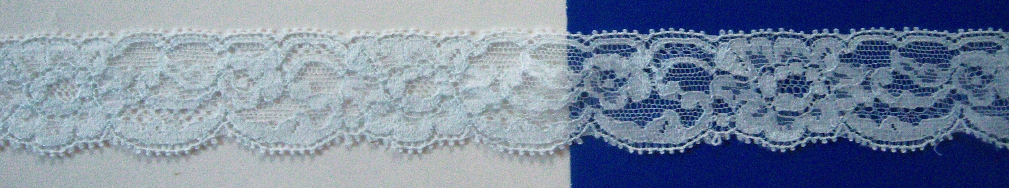 Pale Blue 1 1/4" Nylon Lace