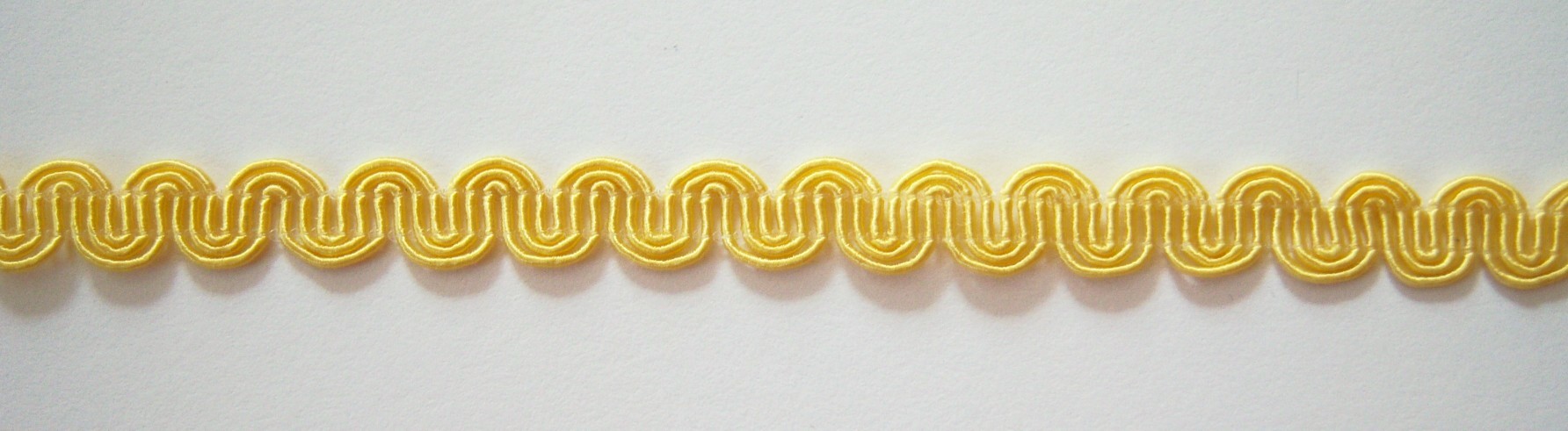 Yellow 3/8" Wavy Braid