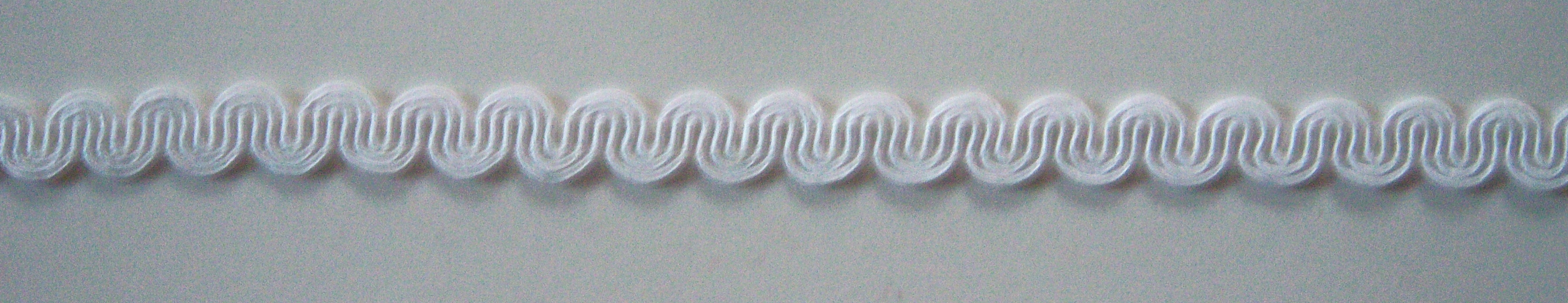 White 3/8" Gimp Braid