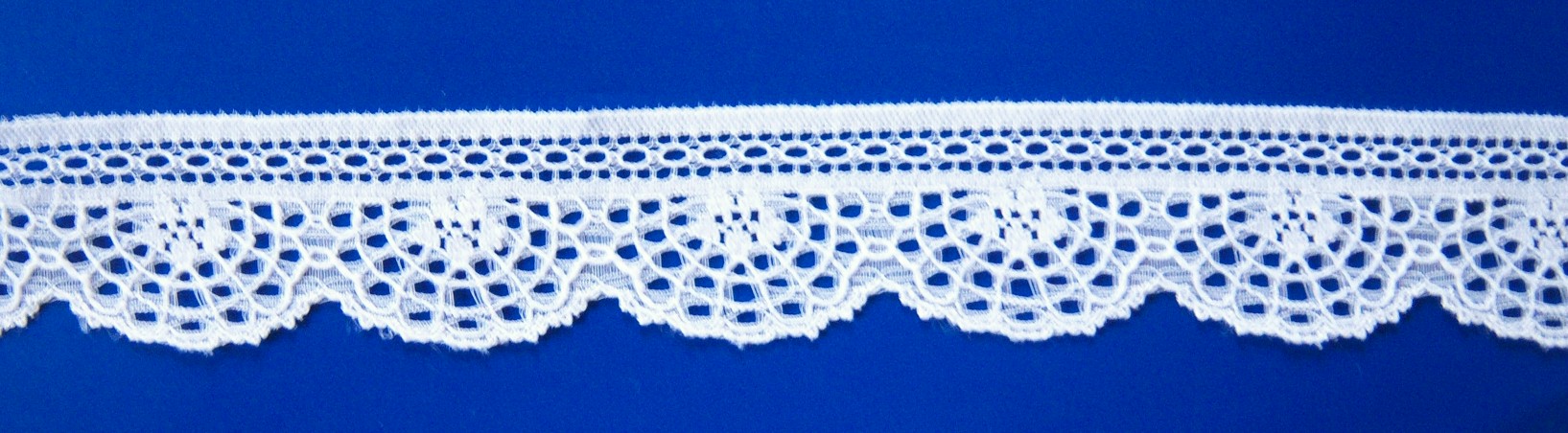 White 1" Nylon Lace