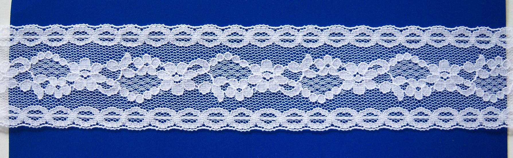 White 1 5/8" Nylon Lace