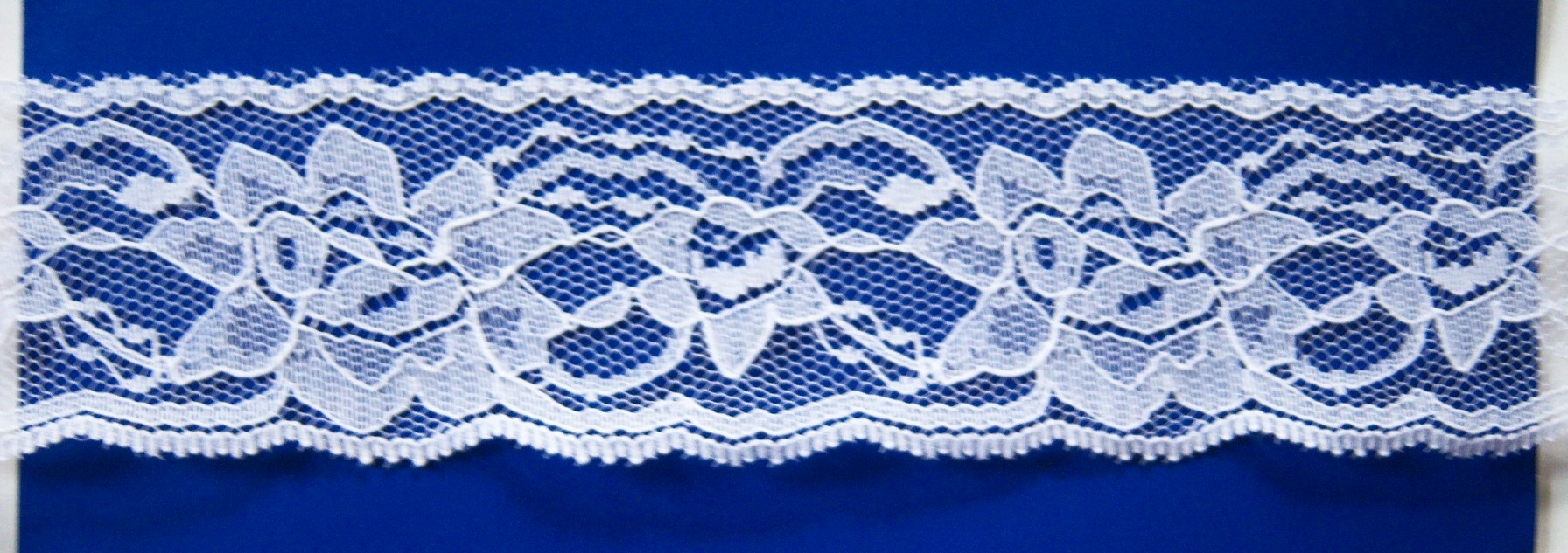 White 1 7/8" Nylon Lace