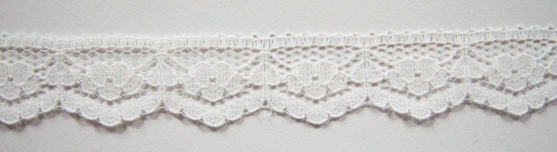 Natural White 3/4" Nylon Lace