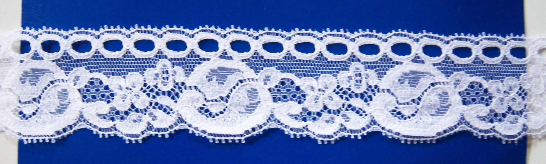 White 1 3/4" Nylon Lace