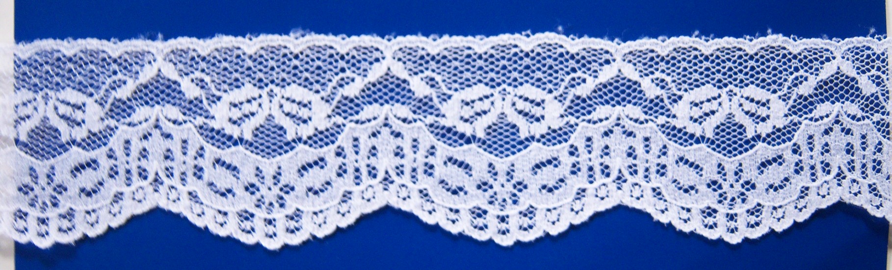 White1 7/8" Nylon Lace