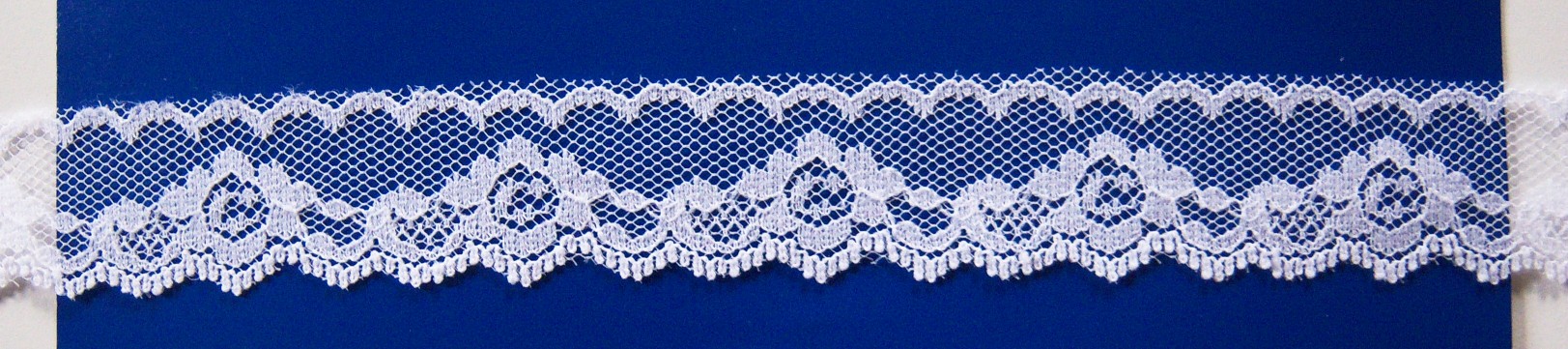 White 1" Nylon Lace