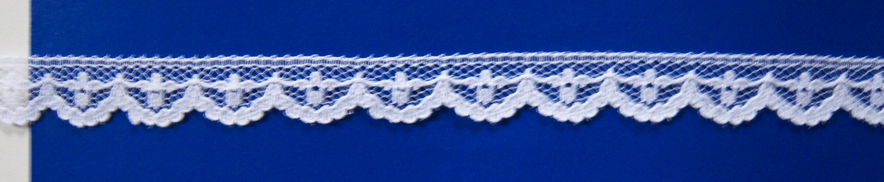 White 5/8" Nylon Lace