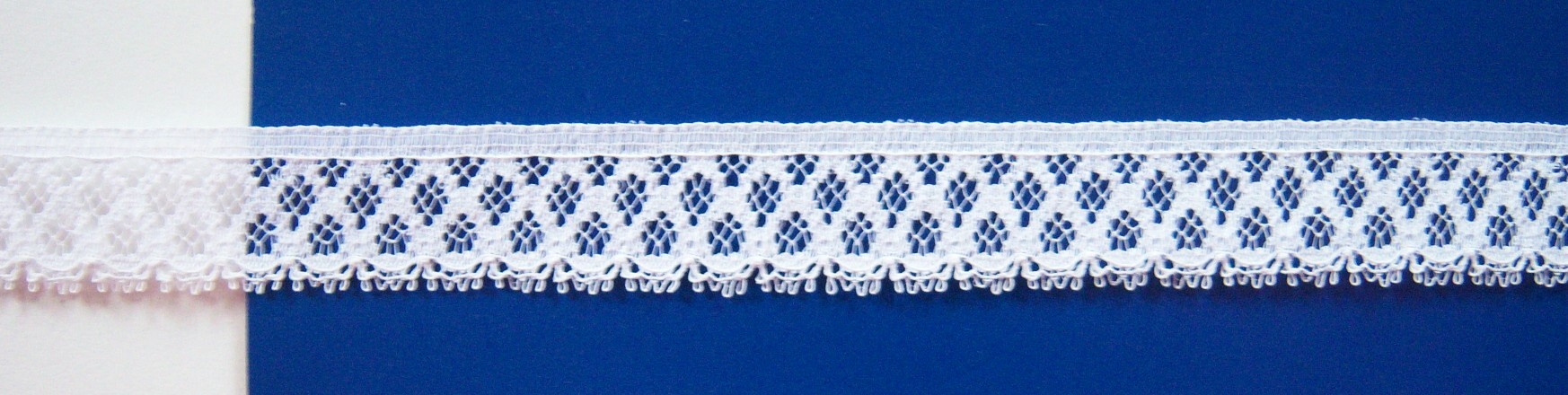 White 11/16" Nylon Lace