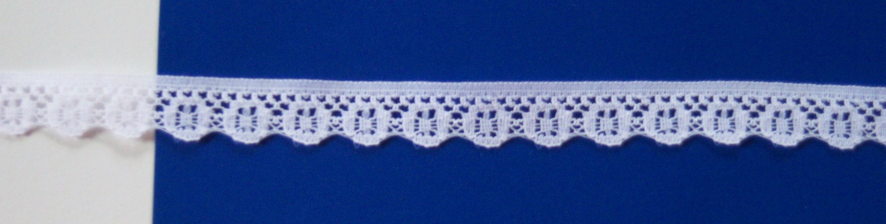 White 3/8" Nylon Lace