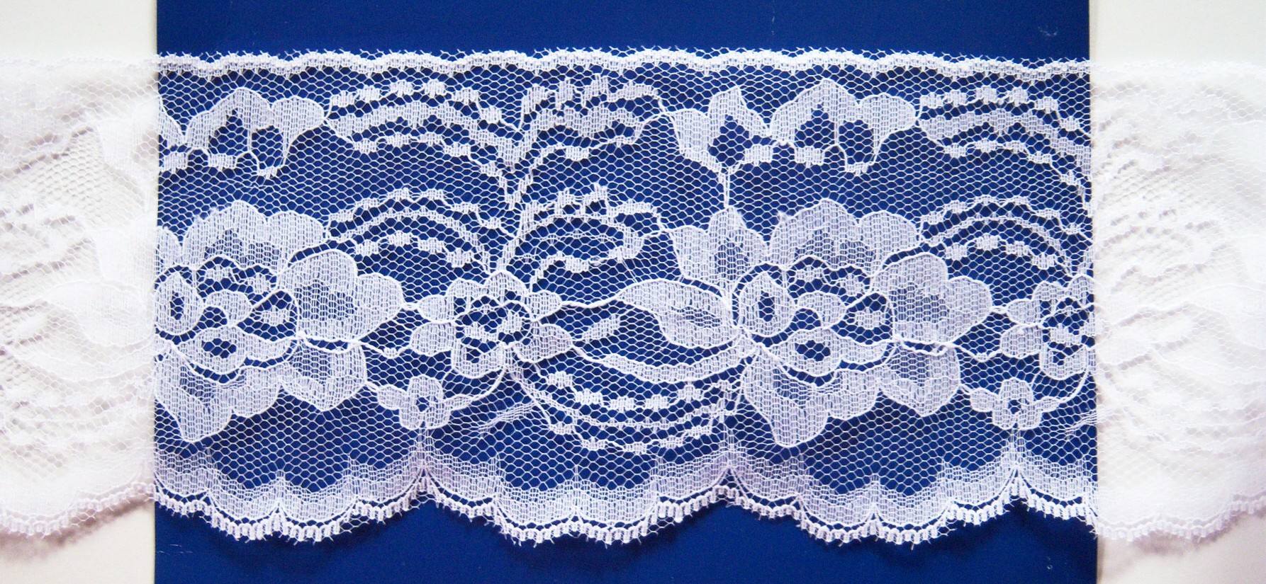 White 4" Nylon Lace