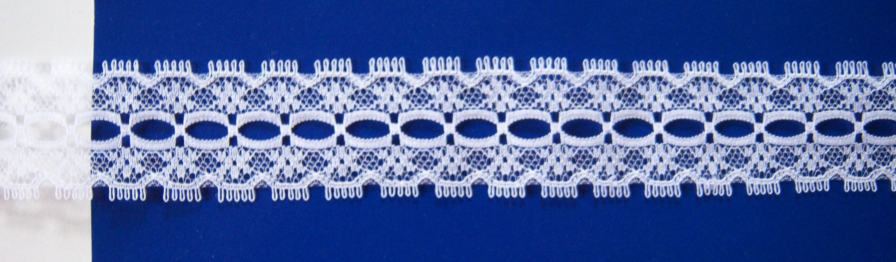 White 1 1/8" Nylon Lace