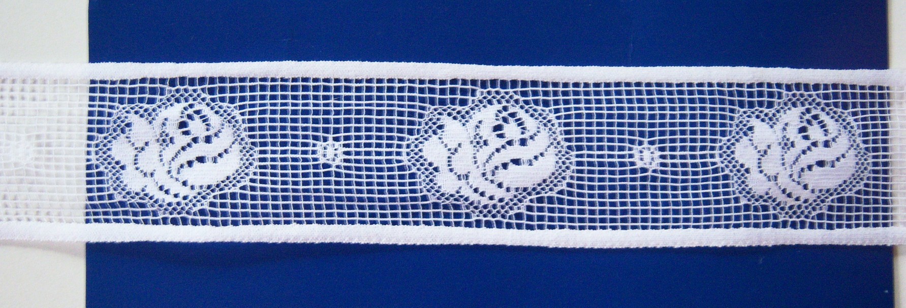 White 1 3/4" Nylon Lace