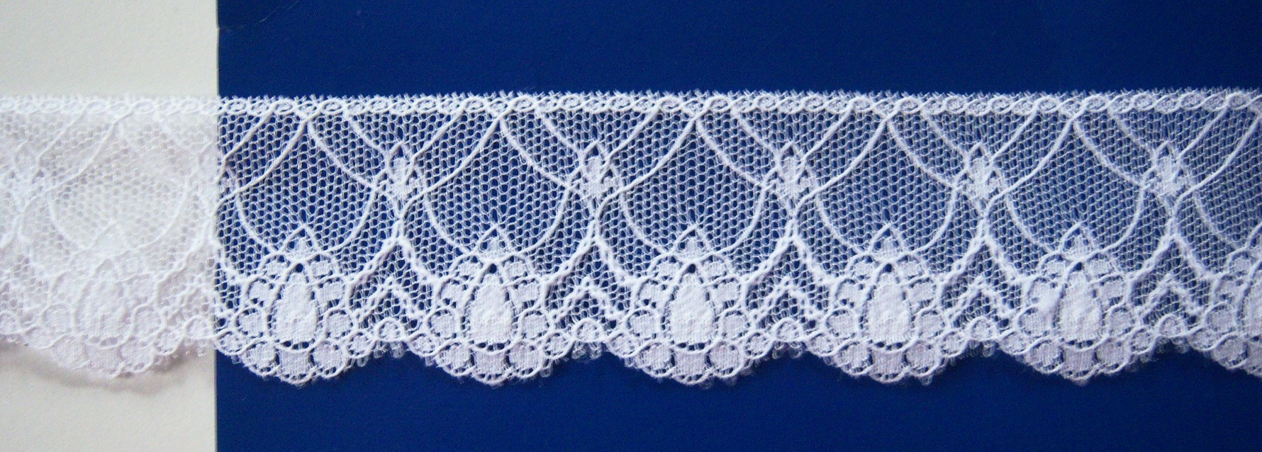 White 1 3/4" Nylon Lace