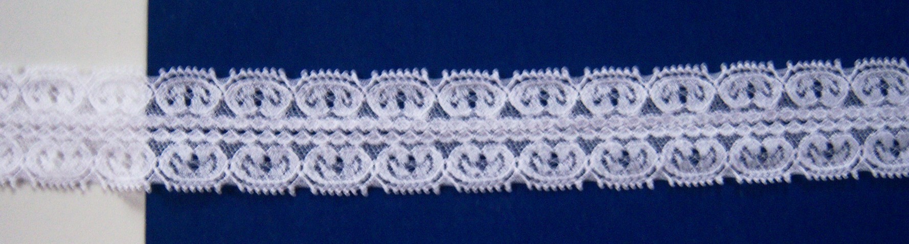 White Nylon 1 1/4" Lace