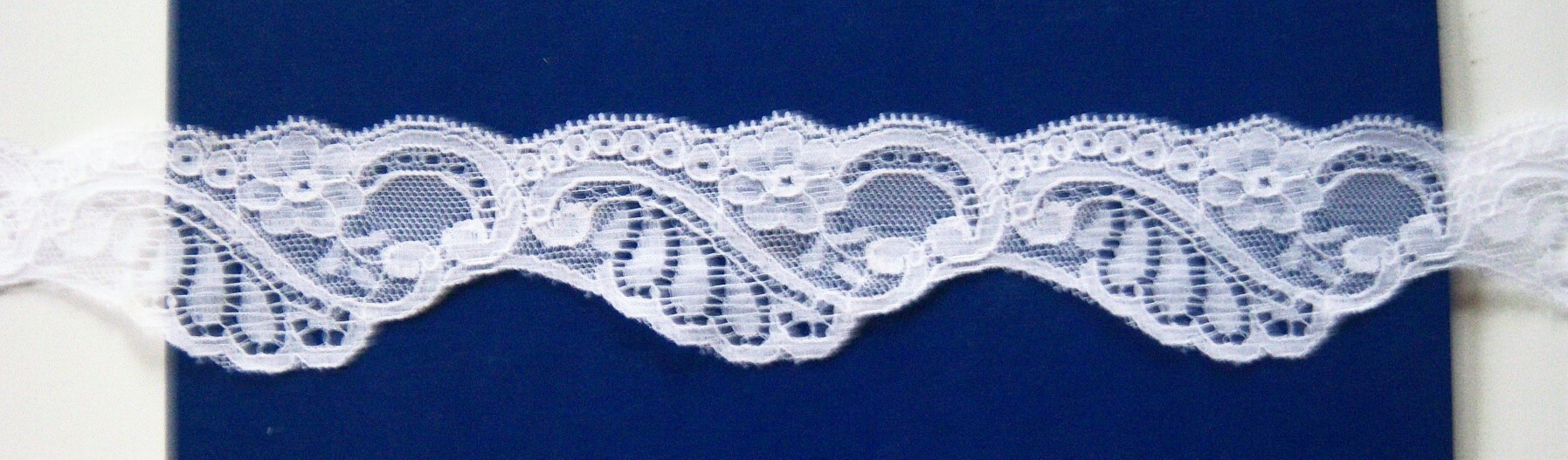 White 1 3/4" Nylon Lace