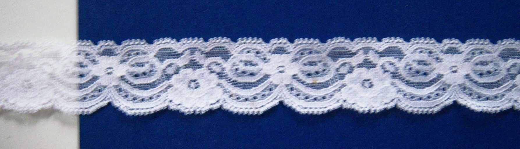 White 1 3/8" Nylon Lace