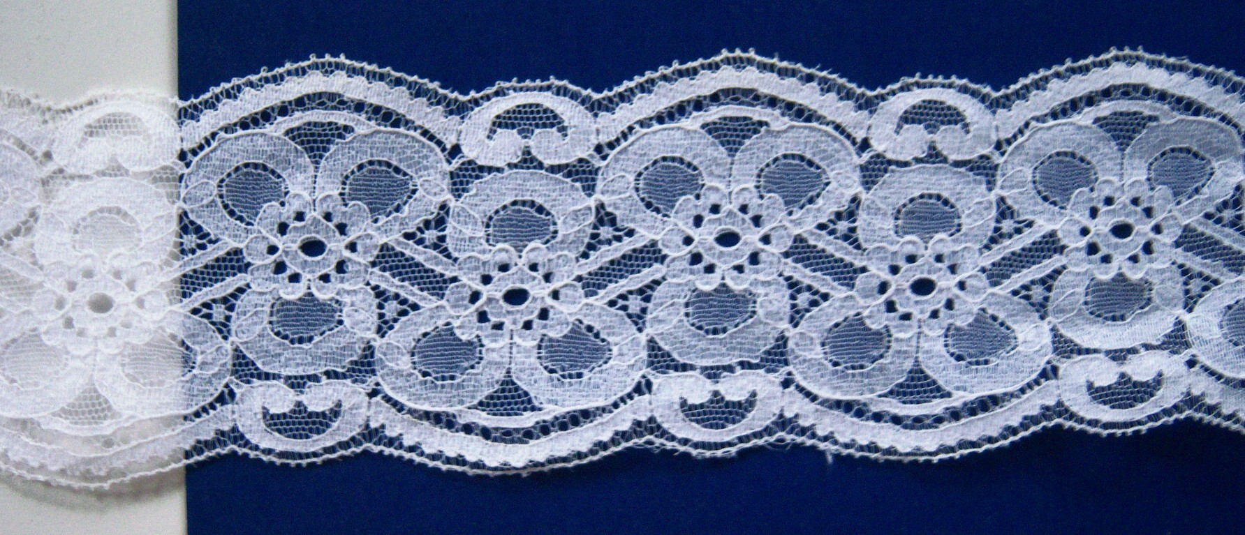 White 3" Nylon Lace