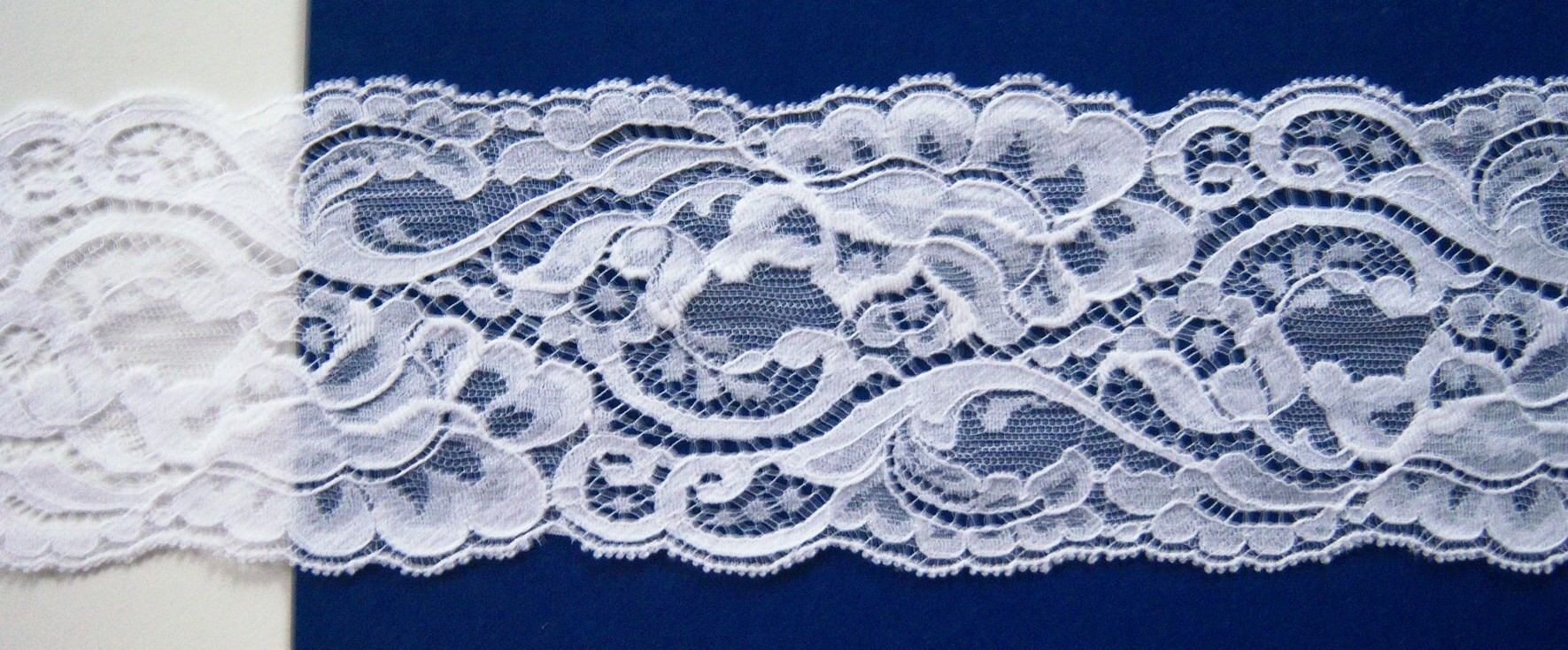 White 3" Nylon Lace