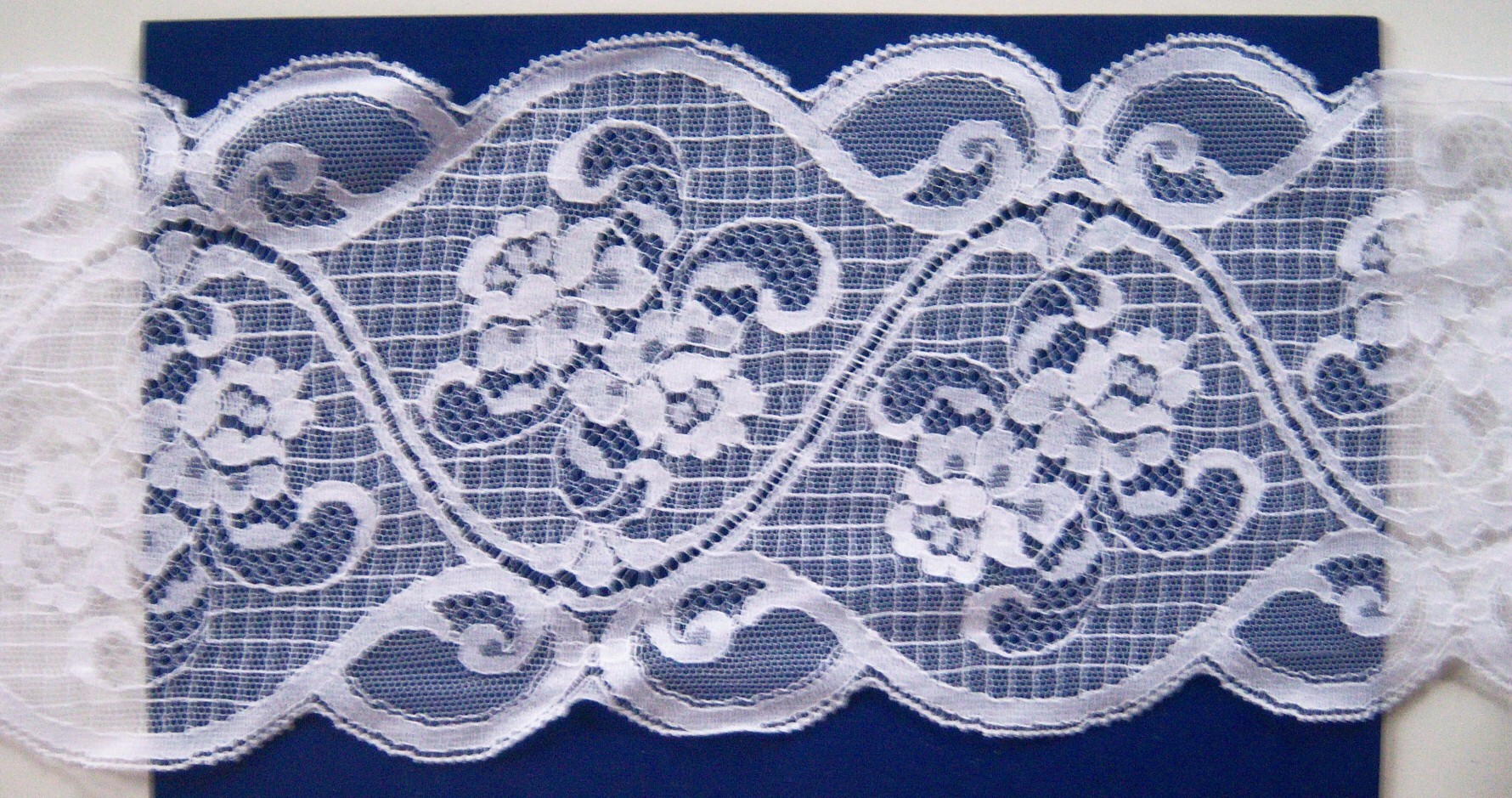 White Soft Nylon 5" Lace