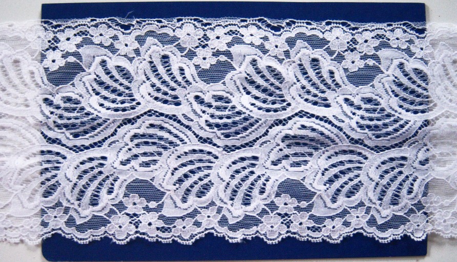 White 5 1/4" Nylon Lace