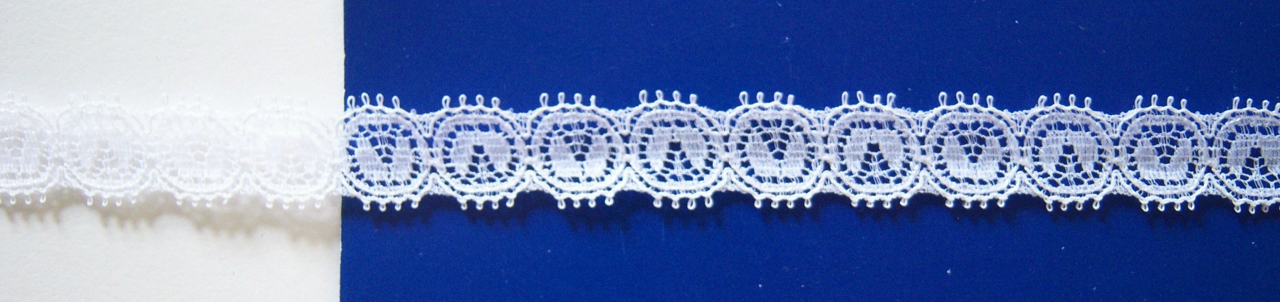 White 1/2" Nylon Lace