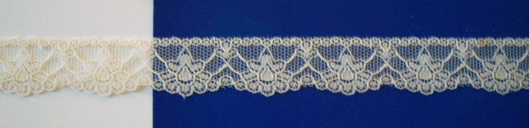 Light Ivory Nylon 1" Lace