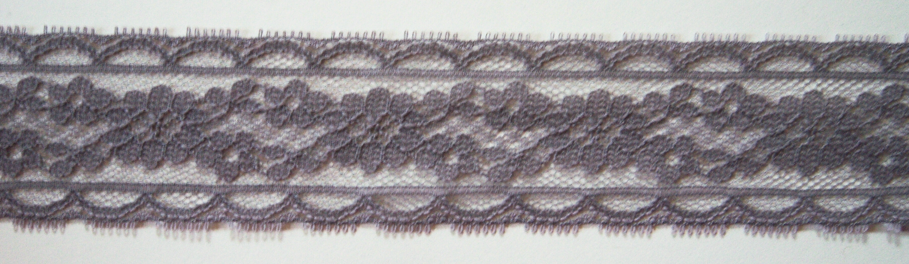 Grey 1 3/4" Nylon Lace