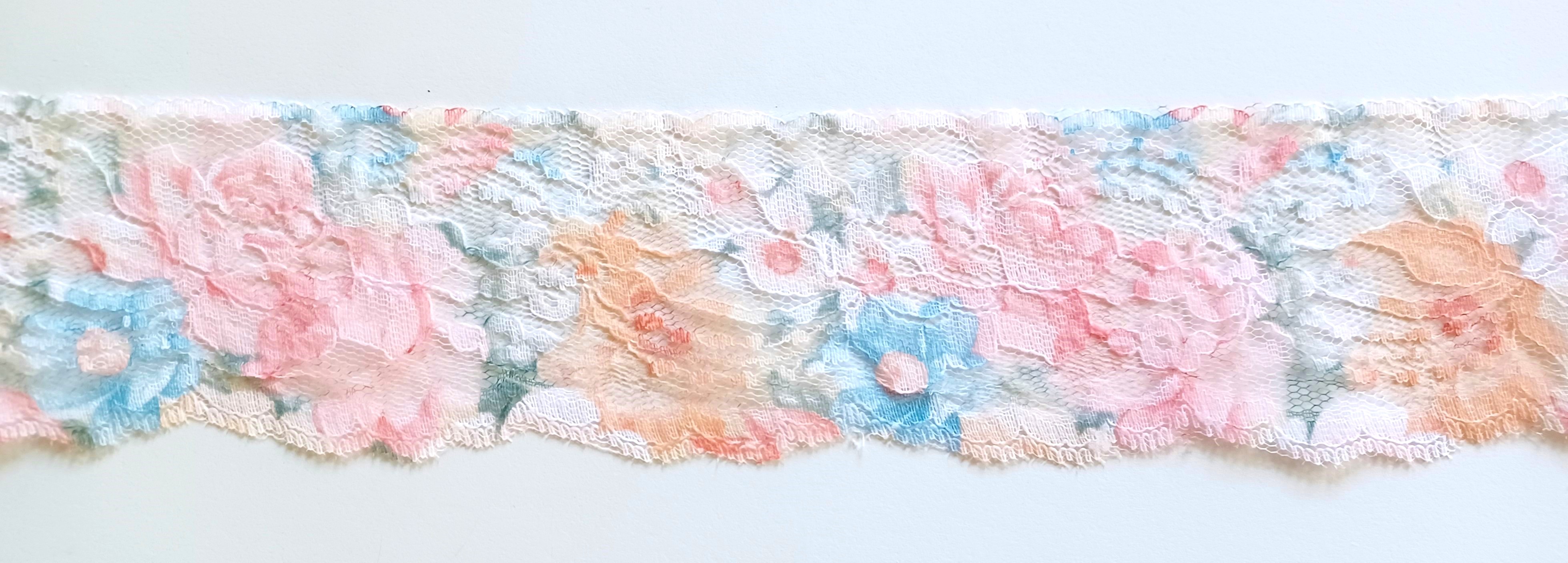 Vintage Floral 3" Poly Lace