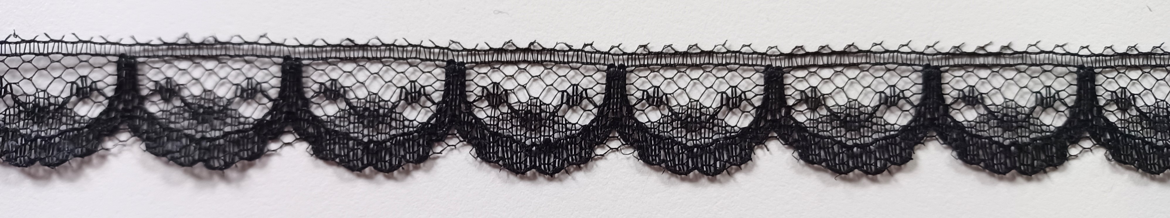 Black 5/8" Nylon Lace