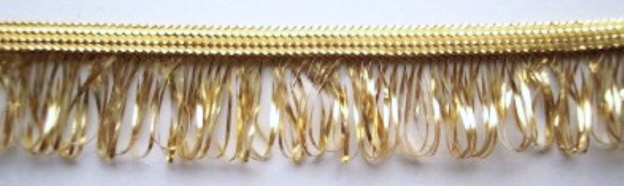 Gold 5/8" Metallic Fringe Trim