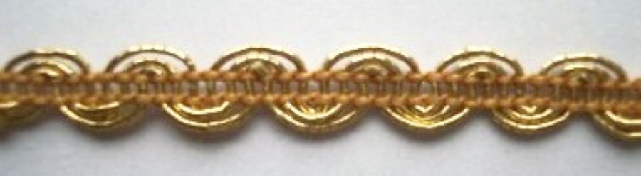 Antique Gold Metallic 5/16" Trim