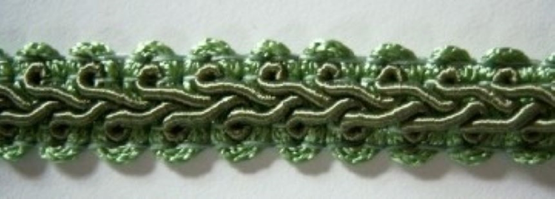 Celery/Antique Green 9/16" Gimp Braid