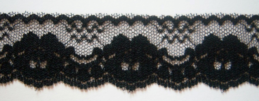 Black 1 3/8" Lace