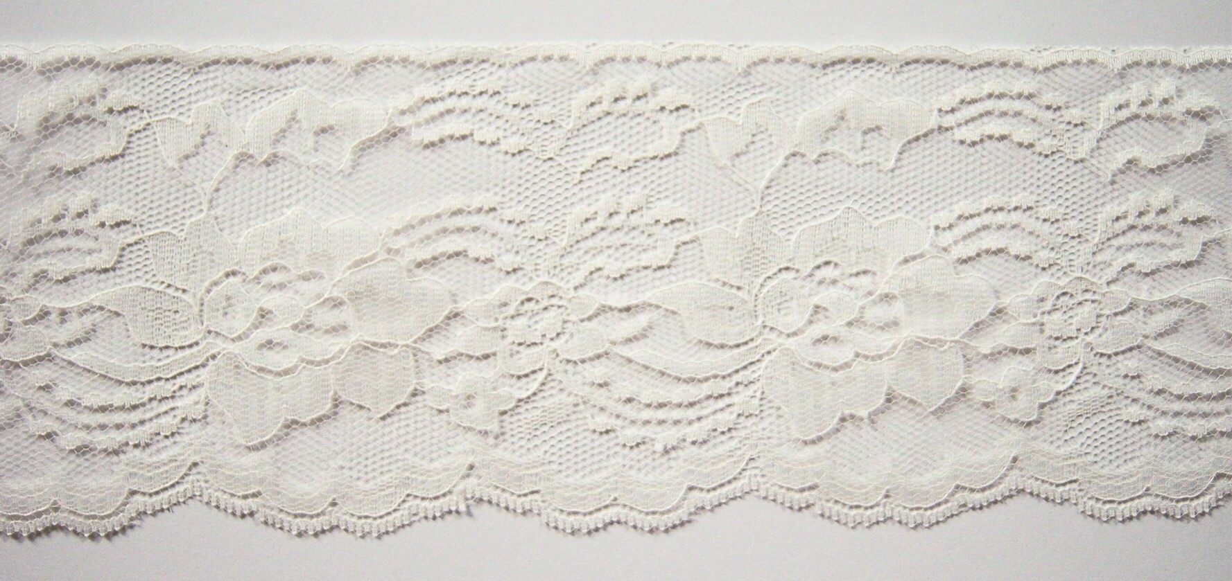 Eggshell 4" Nylon Lace