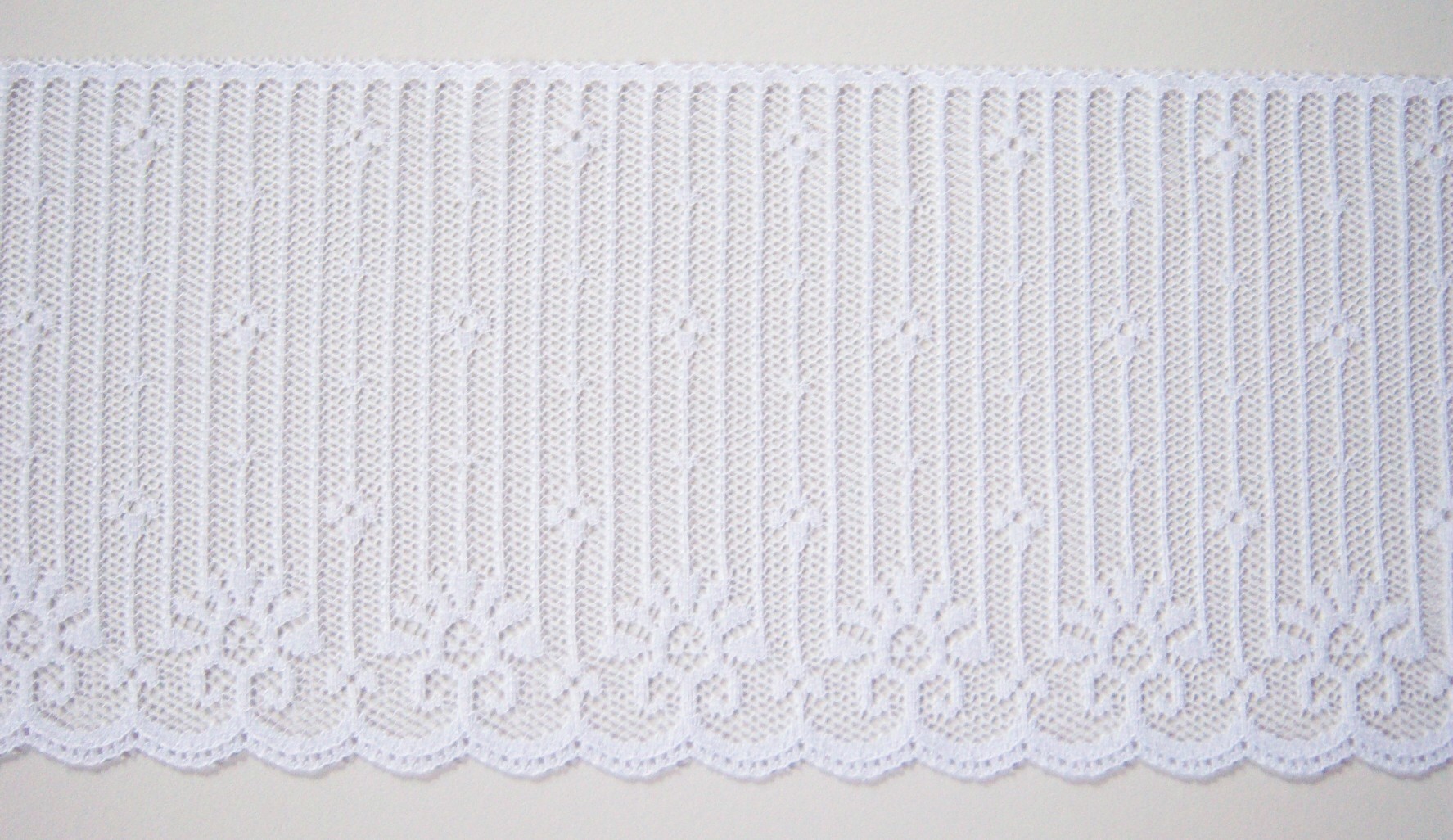 White 4" Nylon Lace