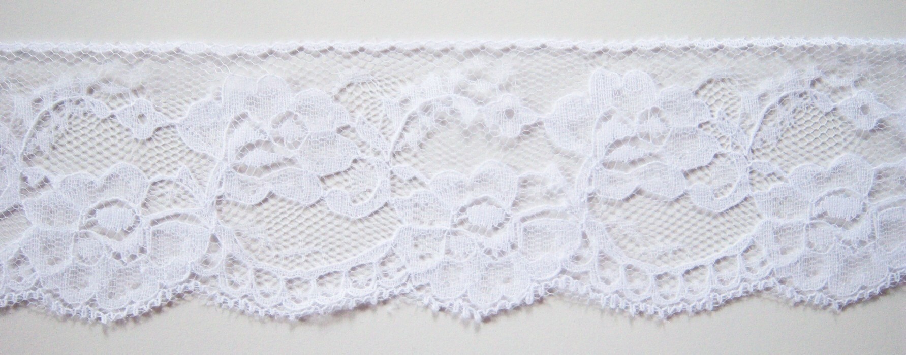 White 3" Nylon Lace