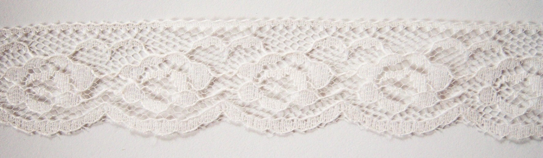 Eggshell 1 1/4" Nylon Lace