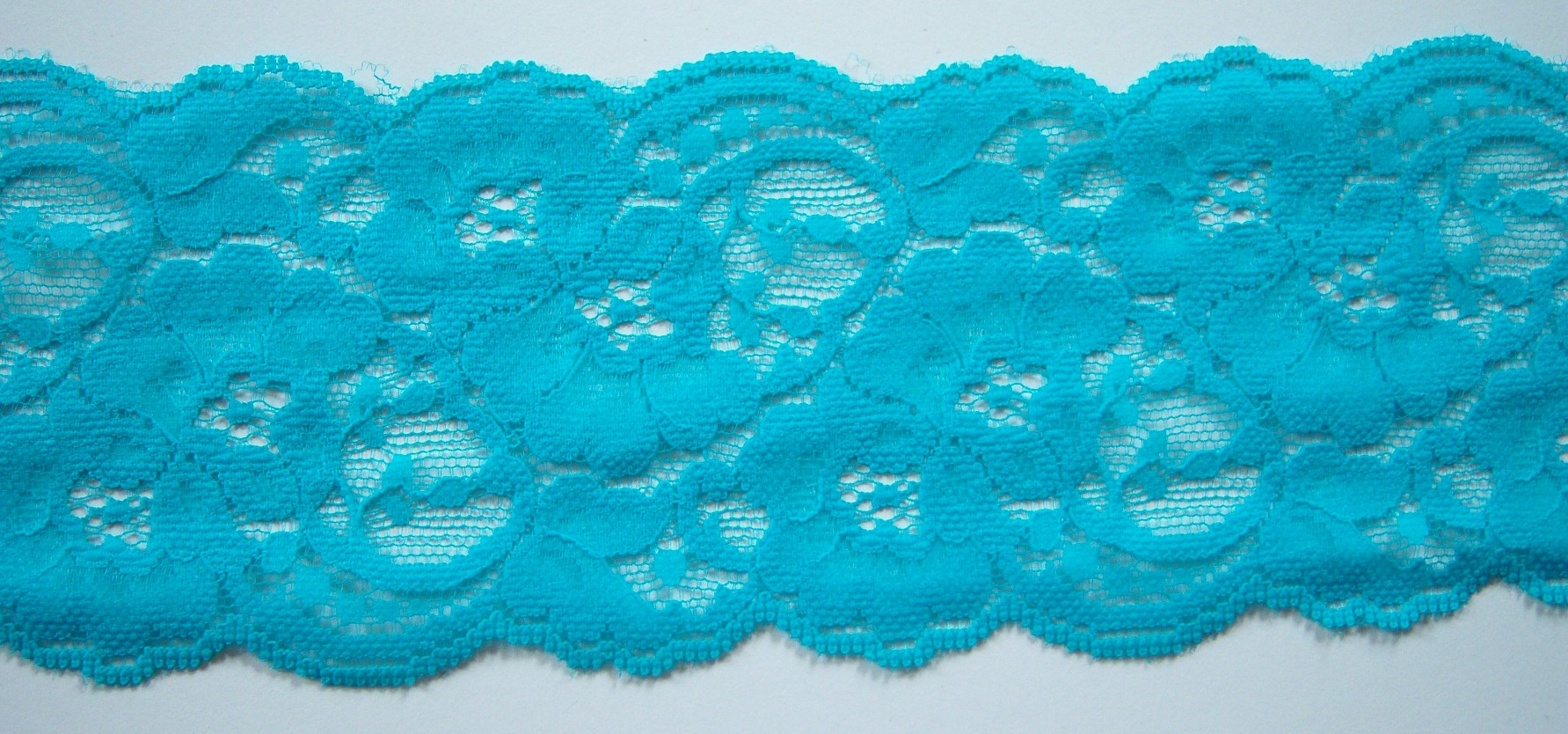 Turquoise 3 1/2" Nylon Lace